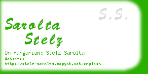 sarolta stelz business card